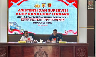 Dirreskrimum Polda Aceh Laksanakan Asistensi dan Supervisi KUHP–KUHAP Terbaru di Polres Pidie