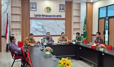 Kantah Kota Metro Ikuti Meeting Coaching Clinic Penilaian Mandiri SPIP Tahun 2025