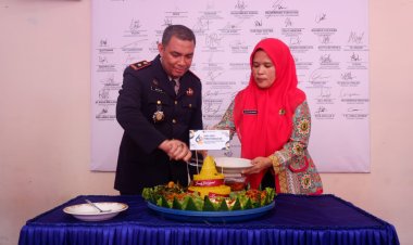 Peringati HBP Ke-62, Lapas Lhoksukon Gelar Tasyakuran dengan Prosesi Potong Tumpeng dan Bakti Sosial