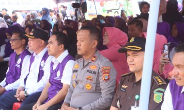 Polres Aceh Utara Turunkan 100 Personel, Pastikan Kunjungan Ketua Umum TP Posyandu Berjalan Aman