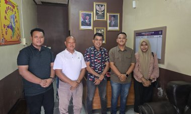 Kasat Resnarkoba Polres Aceh Utara Terima Silaturahmi Insan Pers, Perkuat Sinergi Pemberantasan Narkoba