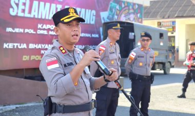 Kapolres Pantau Langsung Latihan Asah Kemampuan Personel dalam Pengamanan dan Pengendalian Massa