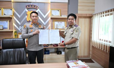 Tuntas! Kapolres Pidie Resmi Terima Sertipikat Terakhir Aset Polri dari BPN
