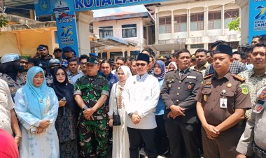 Kasat Intelkam Polres Langsa Kawal Aksi Demonstrasi Secara Humanis, Situasi Aman dan Kondusif