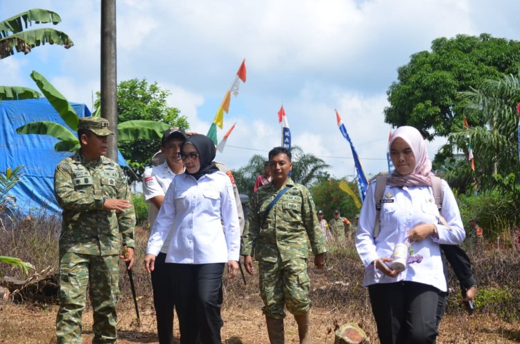 Kodim 0427/Way Kanan Gelar Ground Breaking Pembangunan Jembatan Perintis Garuda di Kampung Air Ringkih