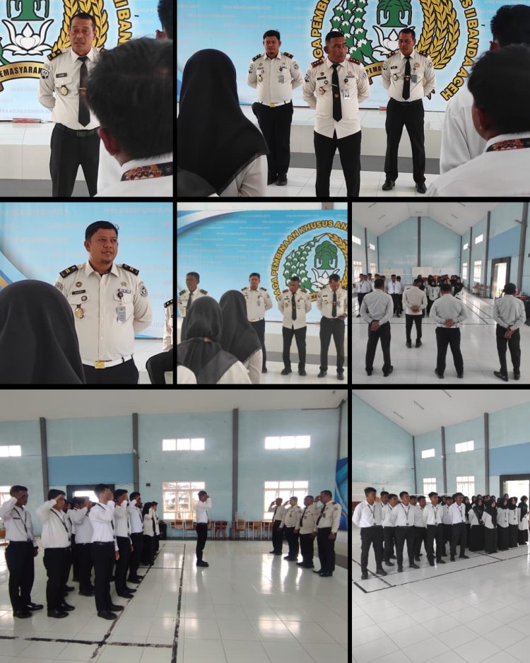 Ka. LPKA Banda Aceh Berikan Penguatan Disiplin dan Profesionalisme kepada Peserta Magang Kemnaker RI