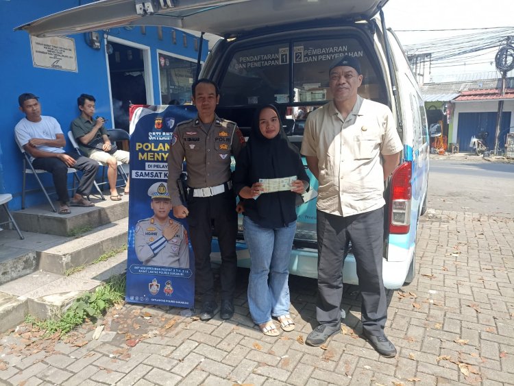 ‎Polantas Menyapa Hadir di Samsat Cibadak dan Pelabuhan Ratu, Tingkatkan Pelayanan dan Kedekatan dengan Masyarakat