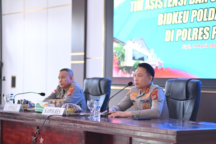 Bidkeu Polda Aceh Laksanakan Asistensi dan Supervisi PNBP di Polres Pidie