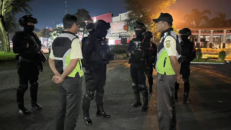 Patroli Brimob Batalyon D Pelopor Amankan Wilayah Kabupaten Bekasi, Situasi Kondusif