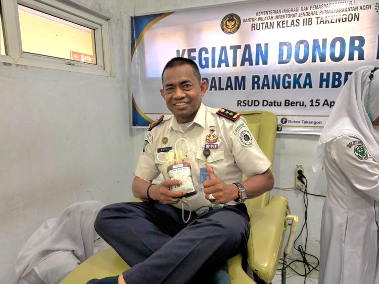 Momentum HBP ke-62, Karutan Takengon Ikut Aksi Donor Darah