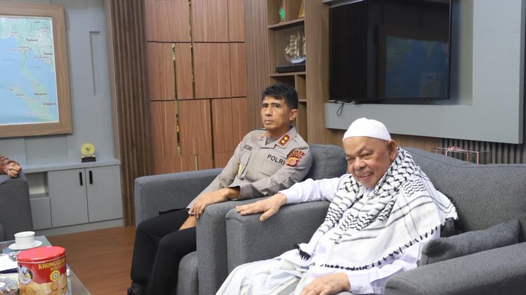 Abu Paya Pasi Audiensi dengan Kapolda Aceh, Bahas Sinergi Ulama dan Kepolisian