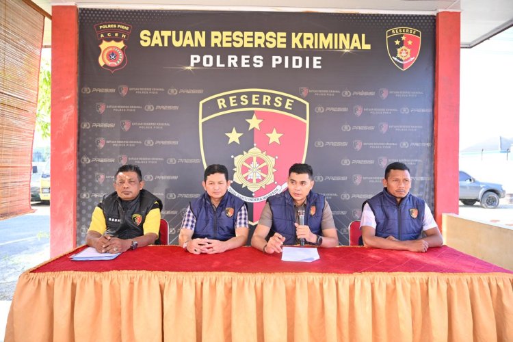 Polres Pidie Ungkap Kasus Curanmor, Tiga Pelaku Ditangkap