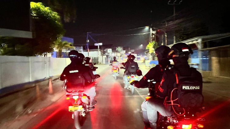 Patroli Brimob Yon D Pelopor Sisir Wilayah Kabupaten Bekasi, Cegah Tawuran dan Balap Liar