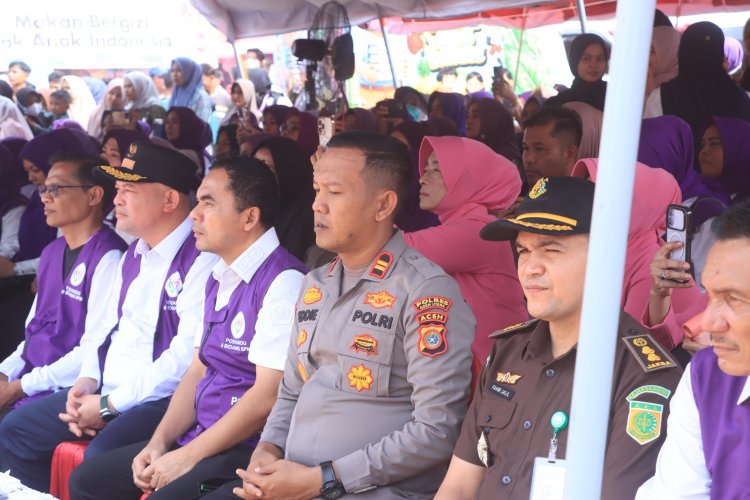 Polres Aceh Utara Turunkan 100 Personel, Pastikan Kunjungan Ketua Umum TP Posyandu Berjalan Aman