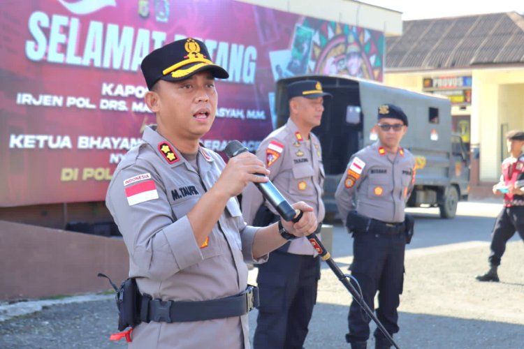Kapolres Pantau Langsung Latihan Asah Kemampuan Personel dalam Pengamanan dan Pengendalian Massa