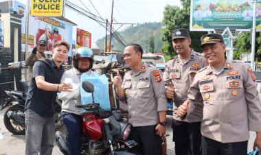 Polres Aceh Tengah Peringati Hari Buruh dengan Aksi Humanis “Jum’at Berbagi”