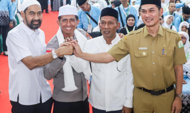 Di Pelepasan Kloter Perdana Haji, Kapolda Aceh dan Pimpinan Daerah Tunjukkan Kekompakan