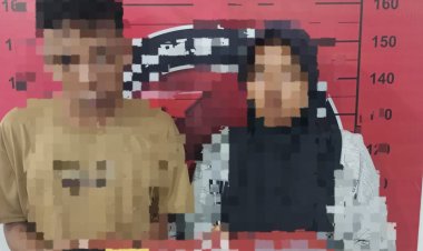 Kotak Rokok Berisi 17 Paket Sabu Seret Seorang Pria dan IRT ke Polres Aceh Utara
