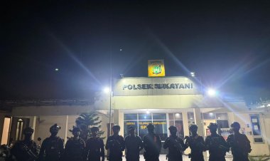 Patroli Brimob Yon D Pelopor Sisir Wilayah Kabupaten Bekasi, Antisipasi Tawuran dan Balap Liar