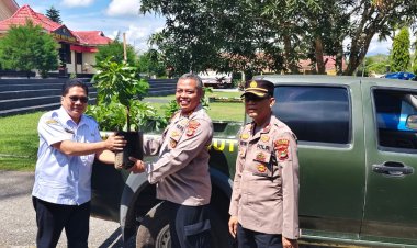 Sinergi Jaga Keamanan dan Kelestarian Hutan, Kepala UPT KPH Bukit Punggur Silahturahmi di Polres Way Kanan