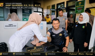 Polres Aceh Tenggara Gelar Rikkes Berkala TA 2026, Kapolres Turut Ikuti Pemeriksaan