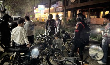 Patroli Brimob Kompi 2 Yon D Pelopor Amankan Wilayah Bekasi Kota dari Tawuran dan Balap Liar