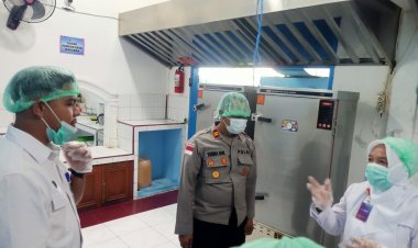 Kapolsek Muara Dua Bersama Muspika Sambangi Dapur Program MBG di Lhokseumawe
