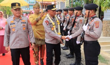 Kunker ke Aceh Tamiang, Kapolda Aceh Perkuat Sinergitas dan Pantau Progres Huntap Polri
