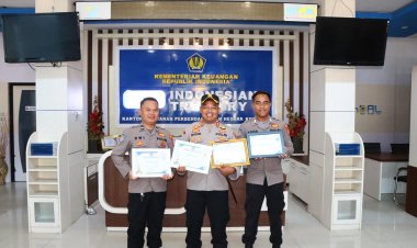 Sosialisasi Digitalisasi Layanan KPPN dan Monev Anggaran, Polres Way Kanan Raih 4 Penghargaan dari KPPN Kotabumi