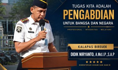 Peringati Hari Kebangkitan Nasional, Lapas Bireuen Teguhkan Komitmen Pelayanan Humanis