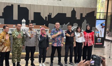 Dukung Kamtibmas demi Kelancaran Layanan Publik, Kantor Pertanahan Jakarta Barat Sinergi Bersama Forkopimko di Forum "Ngopi"