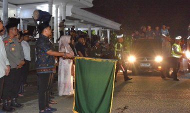 Gema Takbir Bergema di Kota Langsa, Wali Kota Jeffry Sentana Lepas Pawai Idul Adha 1447 H