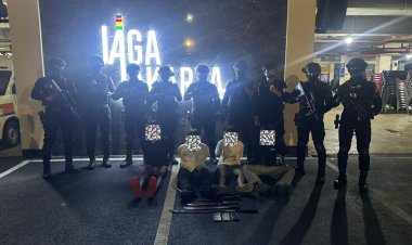 Patroli Brimob Medan Satria Amankan Empat Remaja Terduga Tawuran di Bekasi Kota