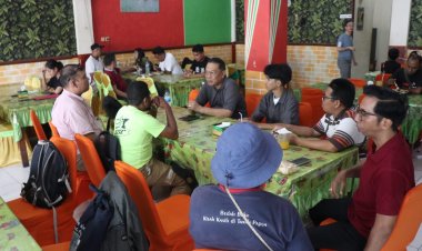 Jalin Kebersamaan, Satgas Humas Ops Damai Cartenz-2026 Gelar Tatap Muka Bersama Wartawan di Jayapura