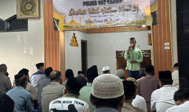 Idul Adha 1447 H, Polres Way Kanan Salurkan Daging Qurban ke Warga