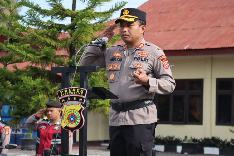 Polres Bener Meriah Gelar Apel Siaga May Day 2026, Tekankan Pelayanan Humanis dan Kesiapsiagaan Personel