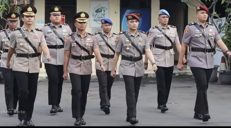Polres Cirebon Kota Gelar Sertijab Beberapa PJU, Kapolres : Bentuk Penyegaran Organisasi