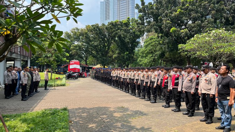 Brimob Batalyon D Pelopor Laksanakan Pengamanan Perayaan HUT GRIB JAYA di Istora Senayan