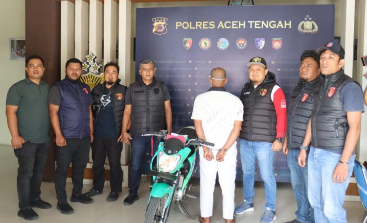 Satreskrim Polres Aceh Tengah Ringkus Pelaku Curanmor, Motor Curian Berhasil Diamankan