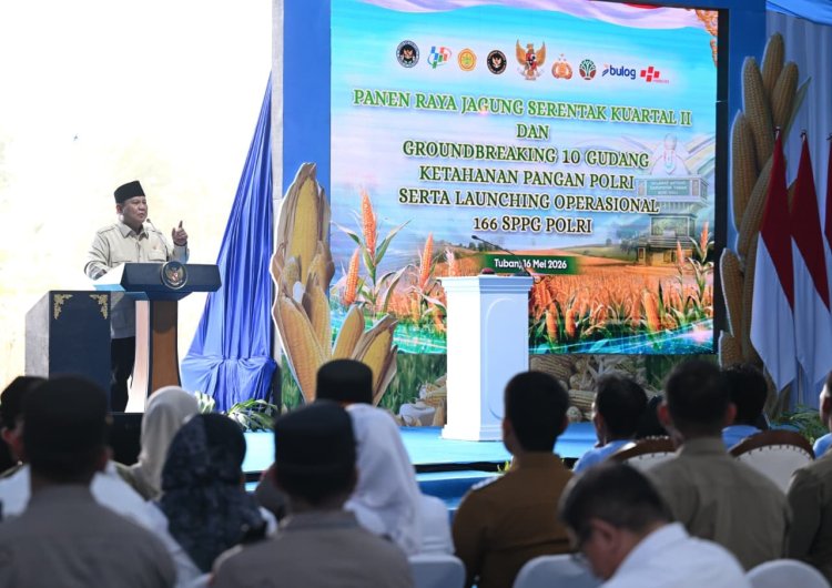 Presiden Prabowo Puji Polri di Panen Raya Jagung, Kapolri Akan Diberikan Bintang Mahaputra