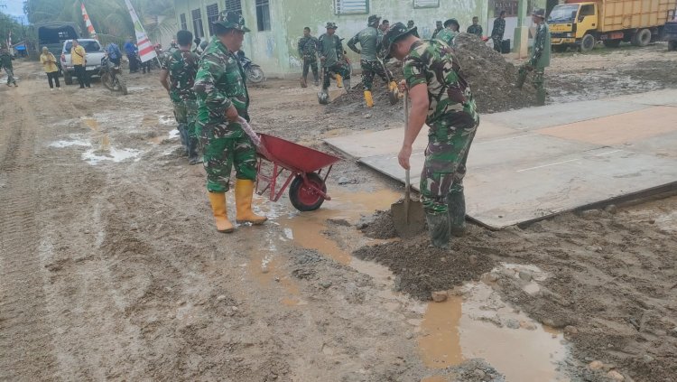 Penyiapan Penutupan TMMD Reguler ke-128 Kodim 0117/Aceh Tamiang Terus Dimatangkan
