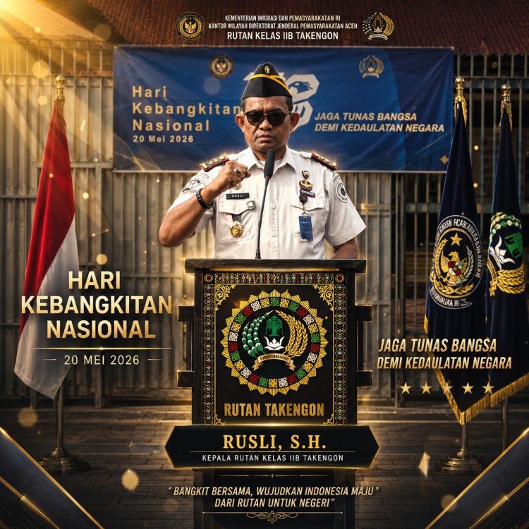 Rutan Takengon Peringati Harkitnas ke-118 dengan Semangat “Jaga Tunas Bangsa”
