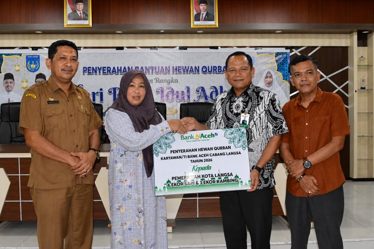 Sambut Idul Adha 1447 H, Pemko Langsa Salurkan 62 Hewan Qurban Untuk Masyarakat