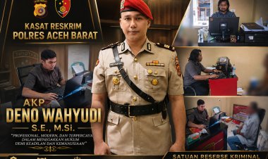Sat Reskrim Polres Aceh Barat Periksa Lima Pemilik Lahan Terkait Kebakaran Gambut di Bubon