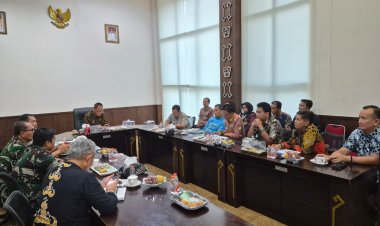 Perkuat Ketahanan Pangan, Kantah Kabupaten Tulang Bawang Hadiri Rakor Program Cetak Sawah Rakyat