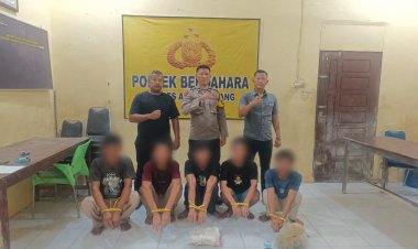 Lima Terduga Pelaku Pencurian Udang di Banda Mulia Diamankan Polisi