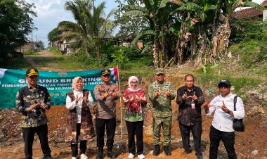 BANGUN KONEKTIVITAS, WUJUDKAN KEMAJUAN DESA! KODIM 0427/WAY KANAN MULAI PEMBANGUNAN JEMBATAN PERINTIS GARUDA