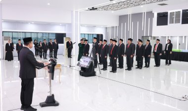 Lantik 130 Pejabat, Menteri ATR/Kepala BPN: Berikan Manfaat dan Pelayanan yang Adil bagi Masyarakat