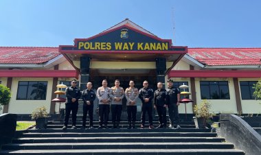 Tingkatkan Kemampuan, Kasubbid Multimedia BidHumas Polda Lampung Supervisi Ke Polres Way Kanan