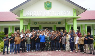Mempererat Silaturahmi, Kodim 0117/Aceh Tamiang Gelar Coffee Morning Bersama Insan Pers
